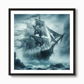 Pirate Ship Art Print