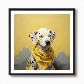 Dalmatian dog art Art Print