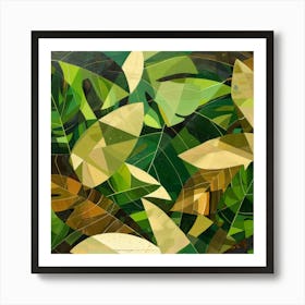 Tropical Leaves 115 Art Print