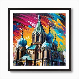 St Petersburg Cathedral Art Print