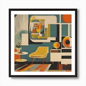 Abstrat Room 1 Art Print