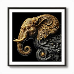 Elephant'S Head Art Print