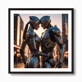 Humanoid Romance 2 1 Art Print