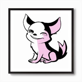 Chihuahua Smile Art Print