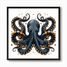 Octopus Tattoo Art Print