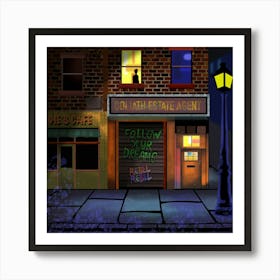 Urban Nightfall Art Print