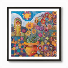 Garden Of Flowers Art Print