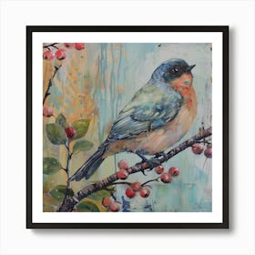 Bird On A Branch 5 Art Print