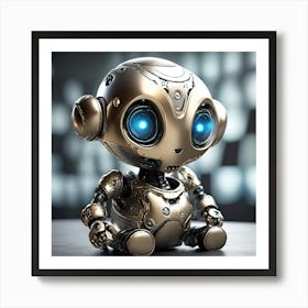 Solana Meme Robot Art Print