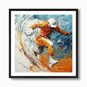 Skateboarder Art Art Print