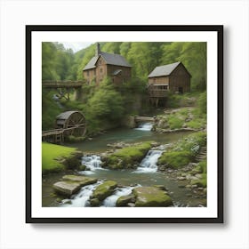 Timeless Woodland Haven Art Print