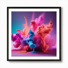 Color Explosion Art Print