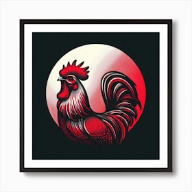 Rooster 7 Art Print