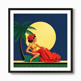 Latin Dancer Art Print