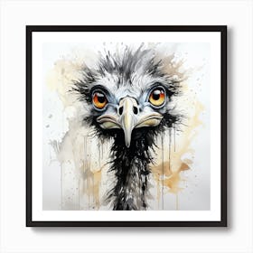 Ostrich 9 Art Print