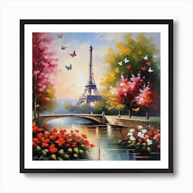 Paris Eiffel Tower 85 Art Print