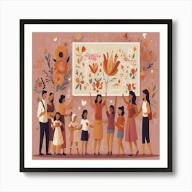 mothers day - festival - gifts art Art Print