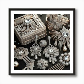 Deco Jewelry 1 Art Print
