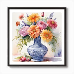 Flower Vase 1 Art Print