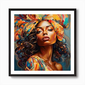 African Woman 73 Art Print