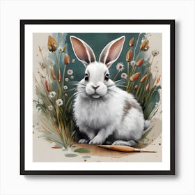 Rabbit In The Grass, Realistic rabbit painting on canvas, Detailed bunny artwork in acrylic, Whimsical rabbit portrait in watercolor, Fine art print of a cute bunny, Rabbit in natural habitat painting, Adorable rabbit illustration in art, Bunny art for home decor, Rabbit lover's delight in artwork, Fluffy rabbit fur in art paint, Easter bunny painting print.
Rabbit art, Bunny painting, Wildlife art, Animal art, Rabbit portrait, Cute rabbit, Nature painting, Wildlife Illustration, Rabbit lovers, Rabbit in art, Fine art print, Easter bunny, Fluffy rabbit, Rabbit art work, Wildlife Decor Art Print
