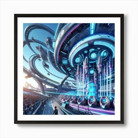 Futuristic Theme Park 1 Poster