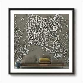 Abstract Tree Wall Art Art Print