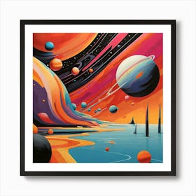 Spacescape Art Print