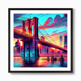 Brooklyn Bridge 2 Art Print