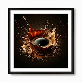 Cappuccino, Latte, and Americano, Oh My! A Journey Through the World of Coffee, from Bean to Cup, Exploring the Different Types, Brewing Methods, and Flavors of this Beloved Beverage Art Print