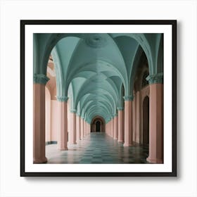 Hallway Stock Videos & Royalty-Free Footage 8 Art Print