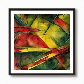 Abstract By Neeraj Kumar Art Print