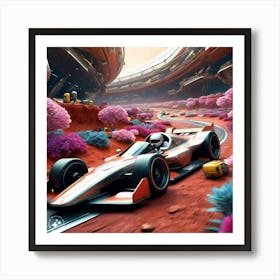 Space Racer Art Print