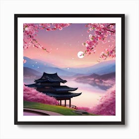 Cherry Blossoms 41 Art Print
