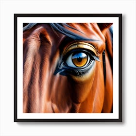 Eye Of A Horse 7 Art Print