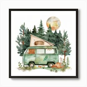 Camper Van 3 Art Print