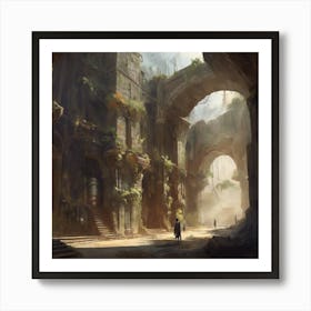 Ruins Of A City 9 Art Print