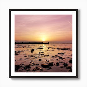 Whitstable Sunset Art Print