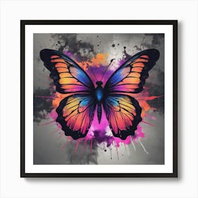 Butterfly Painting 249 Art Print