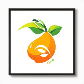 One Fruit Logo Poster