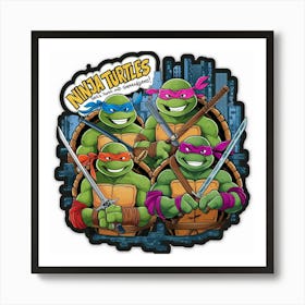 Teenage Mutant Ninja Turtles 4 Art Print