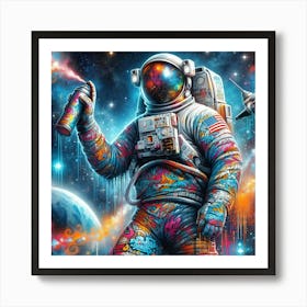 Space Man 3 Art Print