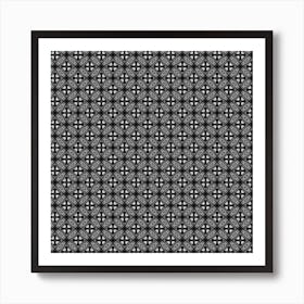 Pattern Background Black And White Art Print