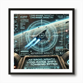 Asteroid Wraith Long Range Targeting System Art Print