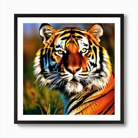 Tiger Portrait Art Print