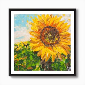 Sunflowers, Andalucia Art Print
