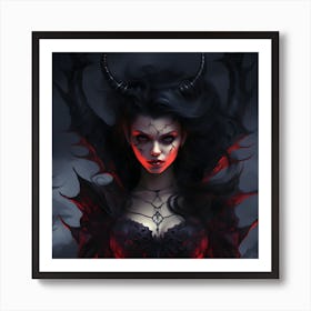 Devil Woman Art Print