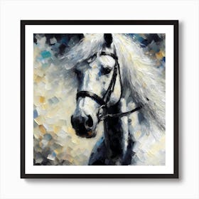 White Horse Art Print