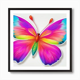 Colorful Butterfly 2 Art Print