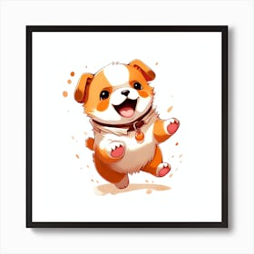 Corgi Puppy Art Print